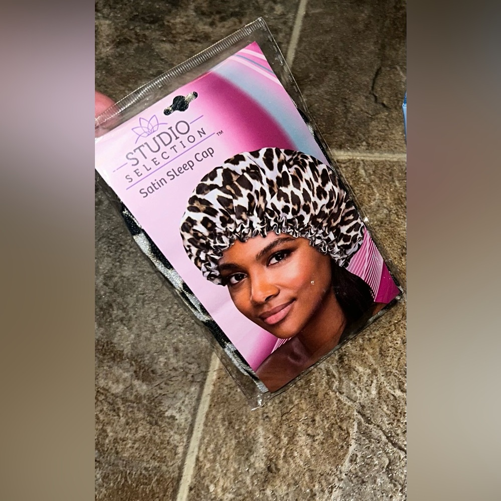 Satin hair cap
